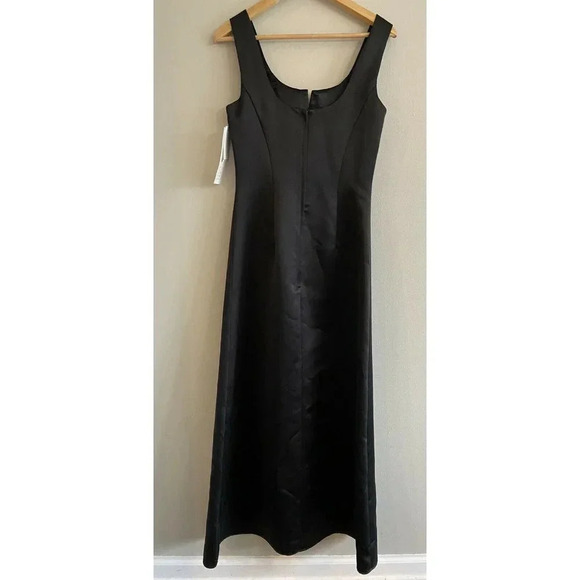 Vintage Scott McClintock Millennium 2000 Dress Black A Line 6 New - Picture 3 of 5
